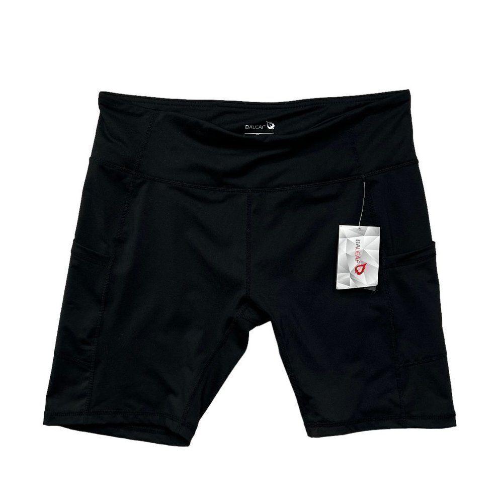 Baleaf Women's High Waist Yoga Running Athletic Shorts